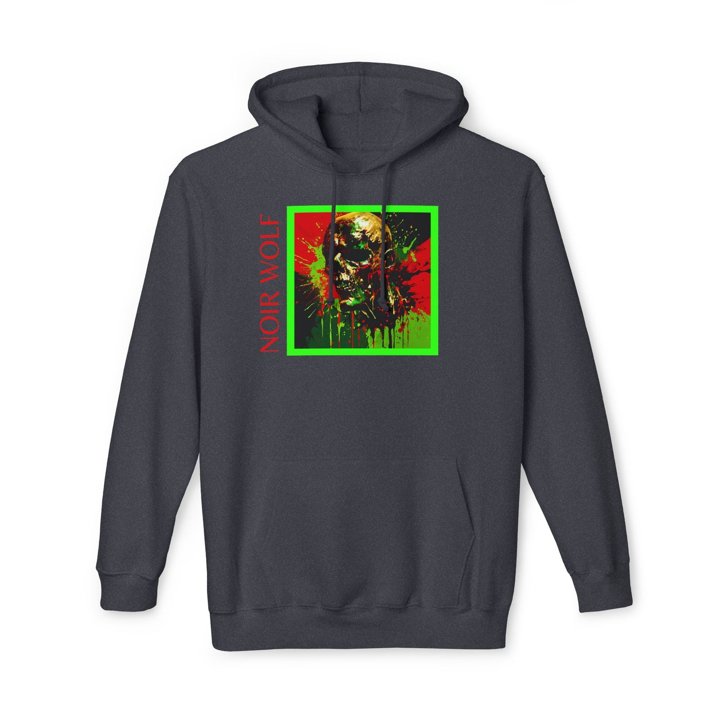 Vibrant Unisex Hooded Sweatshirt - Noir Wolf & De Opulence Designs