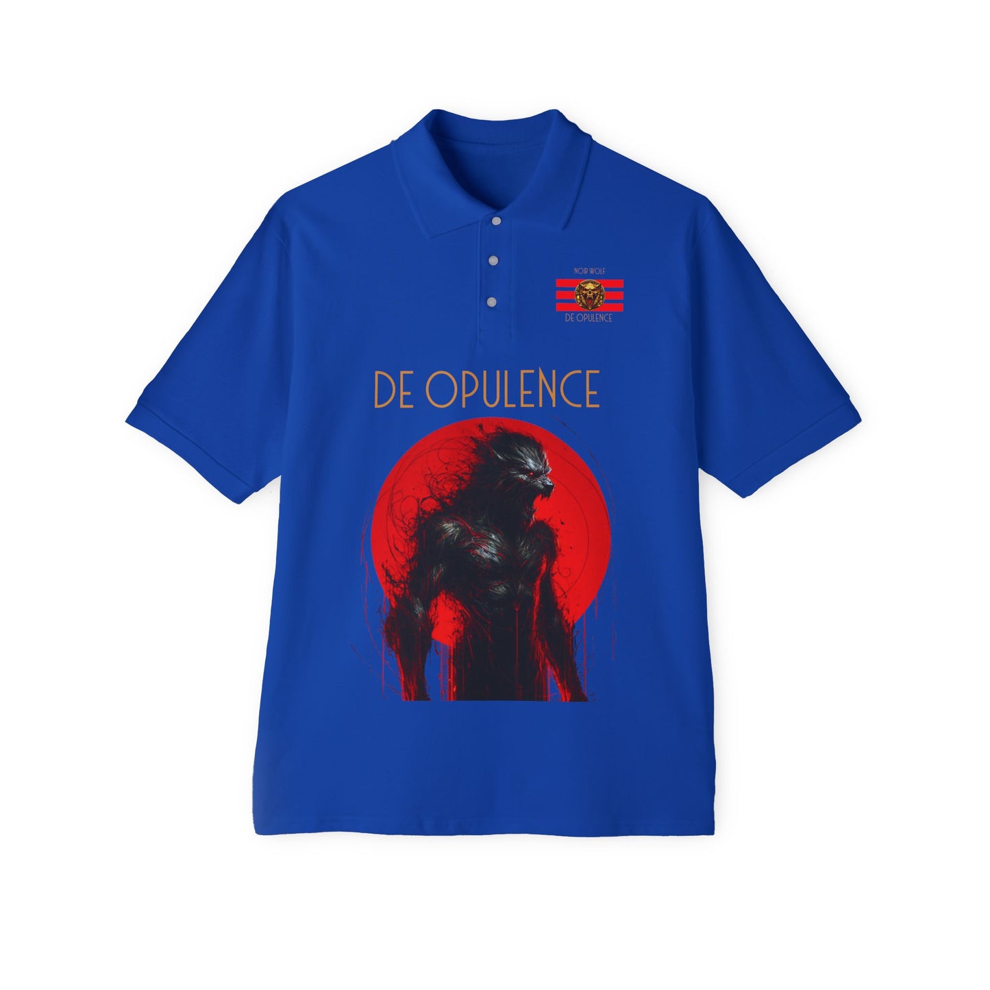 Polo Shirt De Opulence by Noir Wolf Fashion Royal