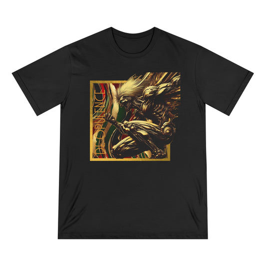 Noir Wolf Graphic Organic T-Shirt | Cool Retro Style Apparel