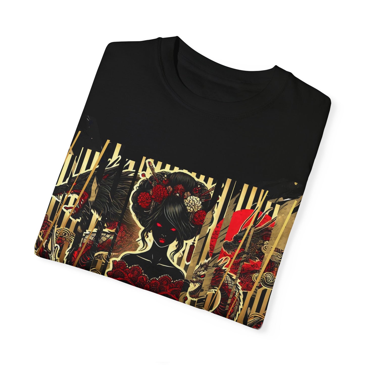 Unisex Garment-Dyed T-shirt De Opulence by Noir Wolf