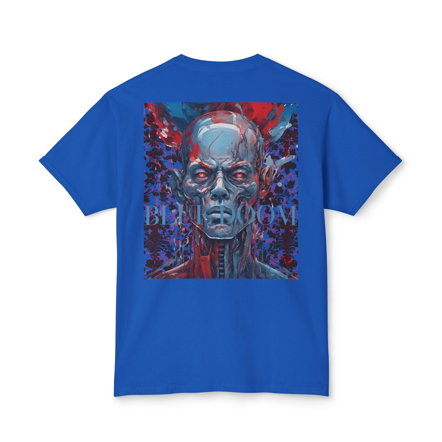 HD Cotton™ T-shirt Blue Doom by Noir Wolf Cotton™ T-shirt