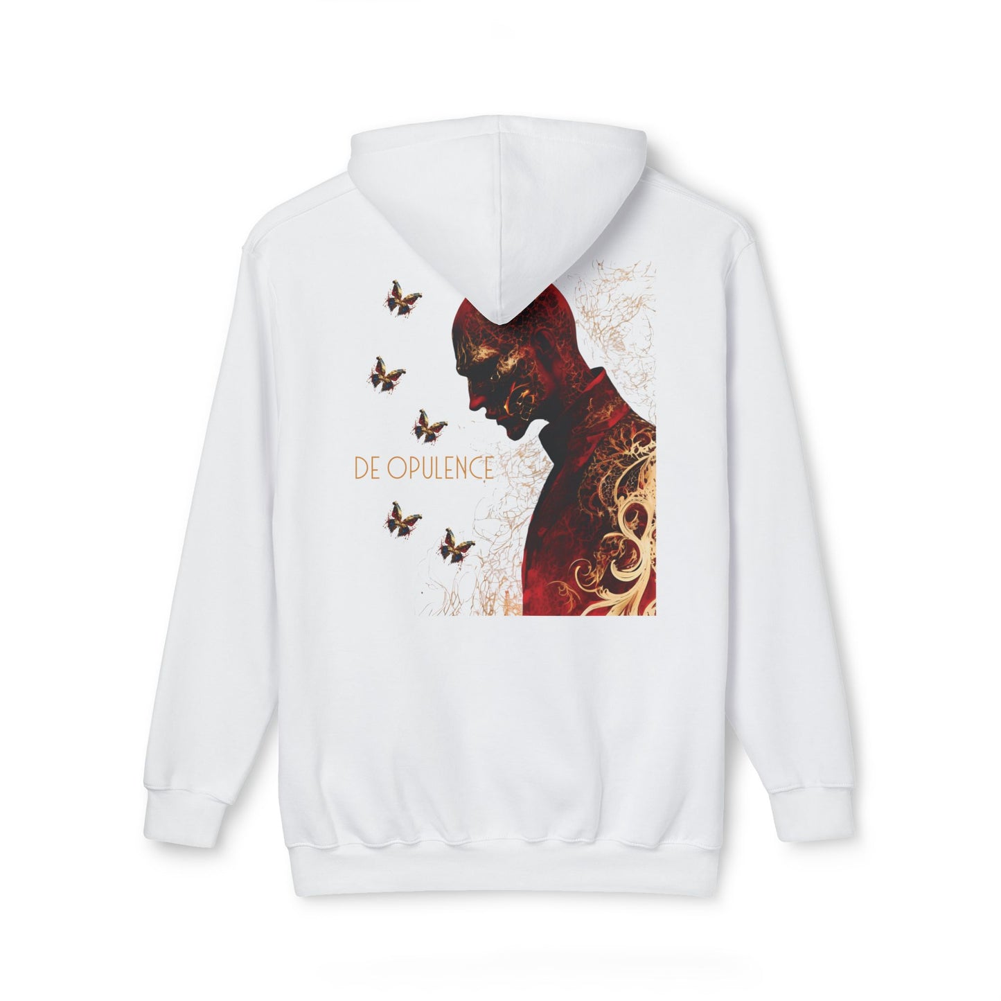 Unisex Hooded Sweatshirt - Noir Wolf & De Opulence Design