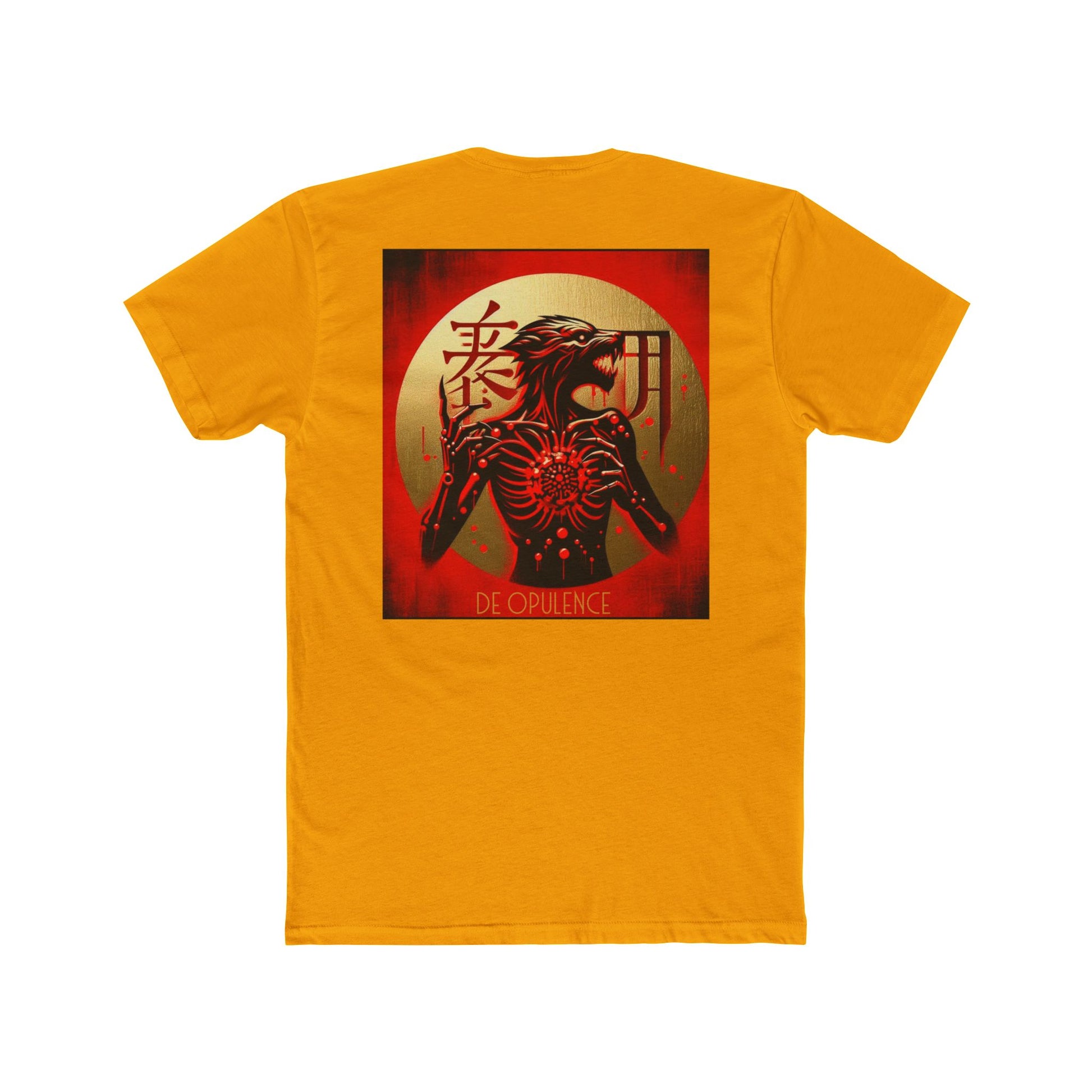 Unisex Cotton Crew Tee De Opulence by Noir Wolf