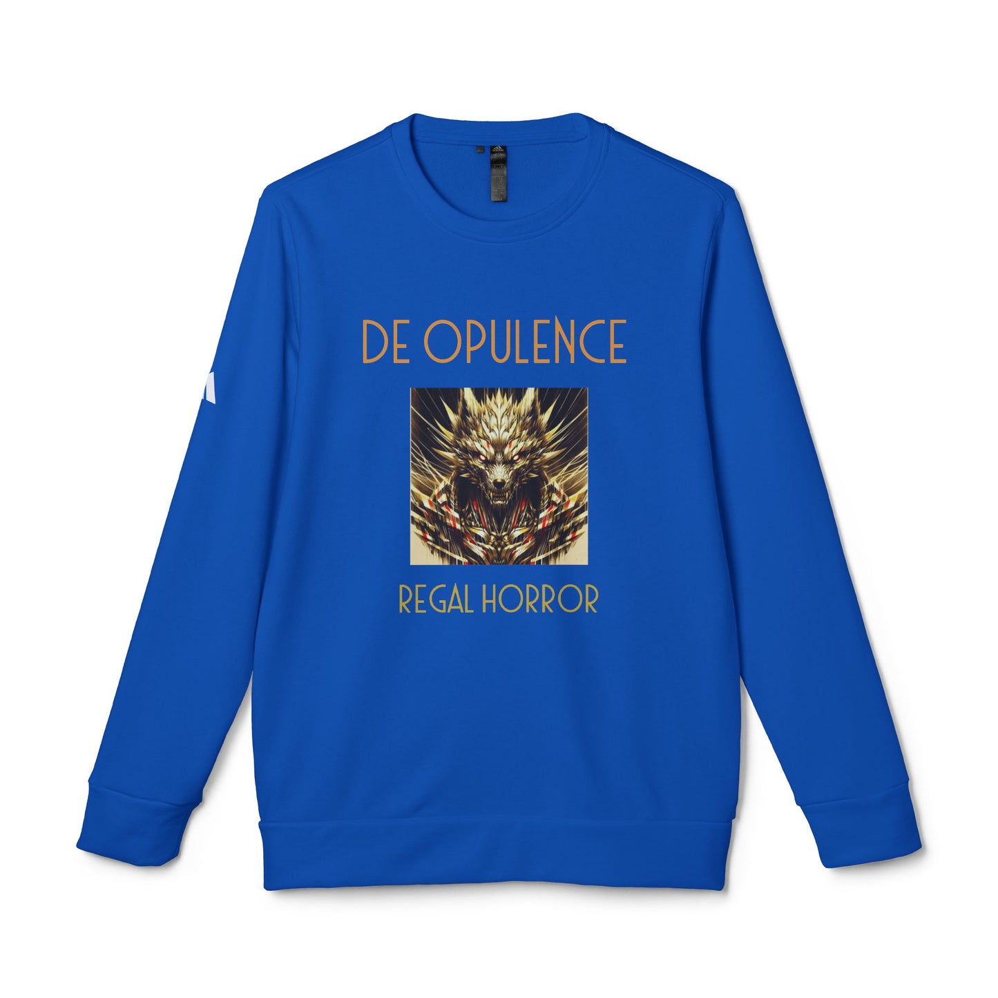 adidas Unisex Fleece Crewneck Sweatshirt De Opulence by Noir Wolf the style of grace Collegiate Royal