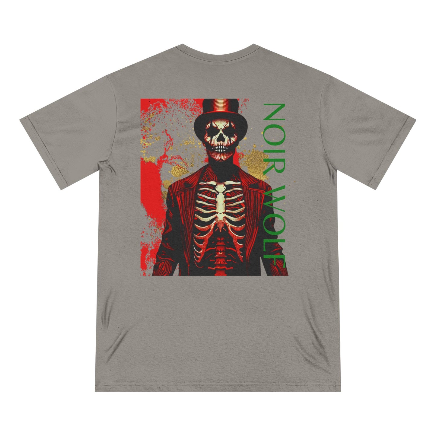 Unisex Organic Horror Graphic T-Shirt - 'Deadly Obedience' & 'Noir Wolf' Design