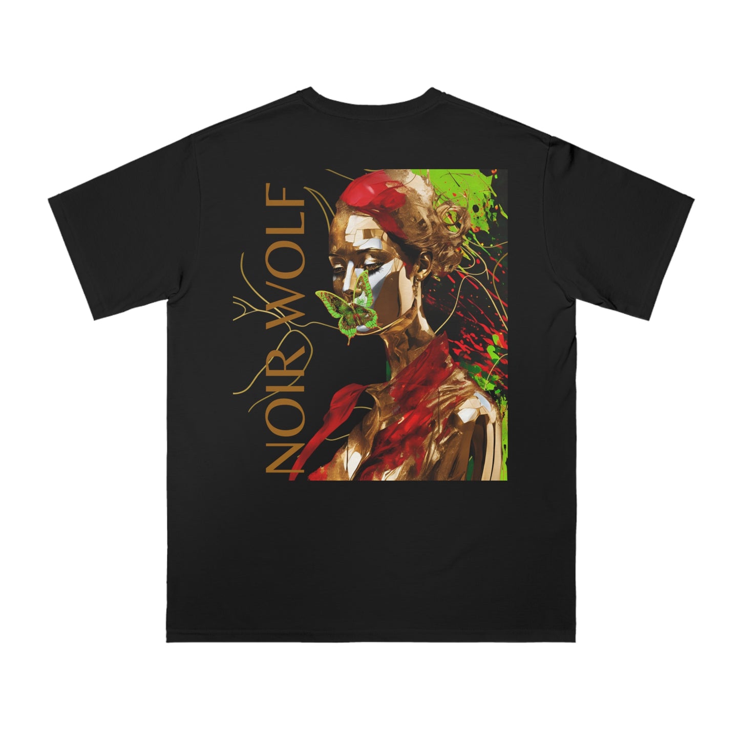 Vibrant Art-Inspired Organic Unisex Classic T-Shirt – 'DE OPULENCE' & 'NOIR WOLF' Designs