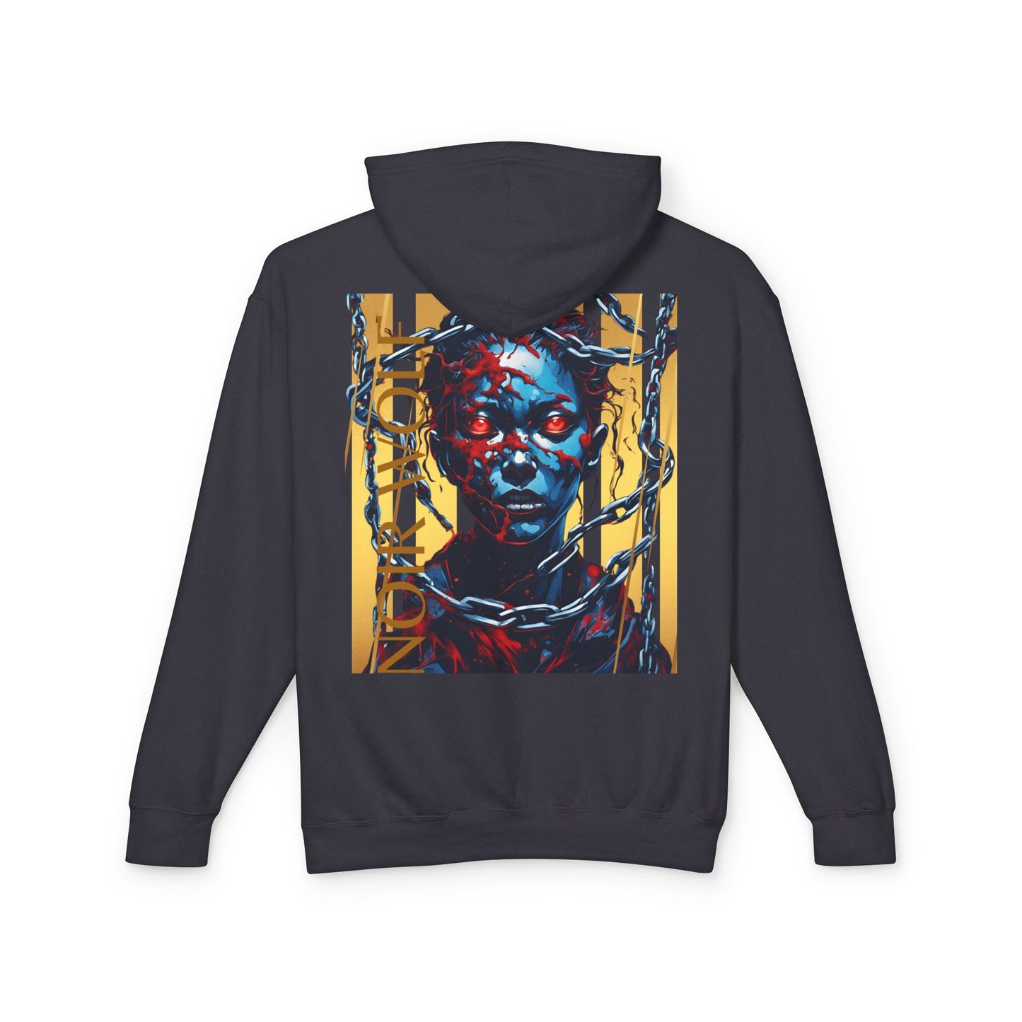 Unisex Lightweight Hooded Sweatshirt - 'Opulence & Freedom' Design