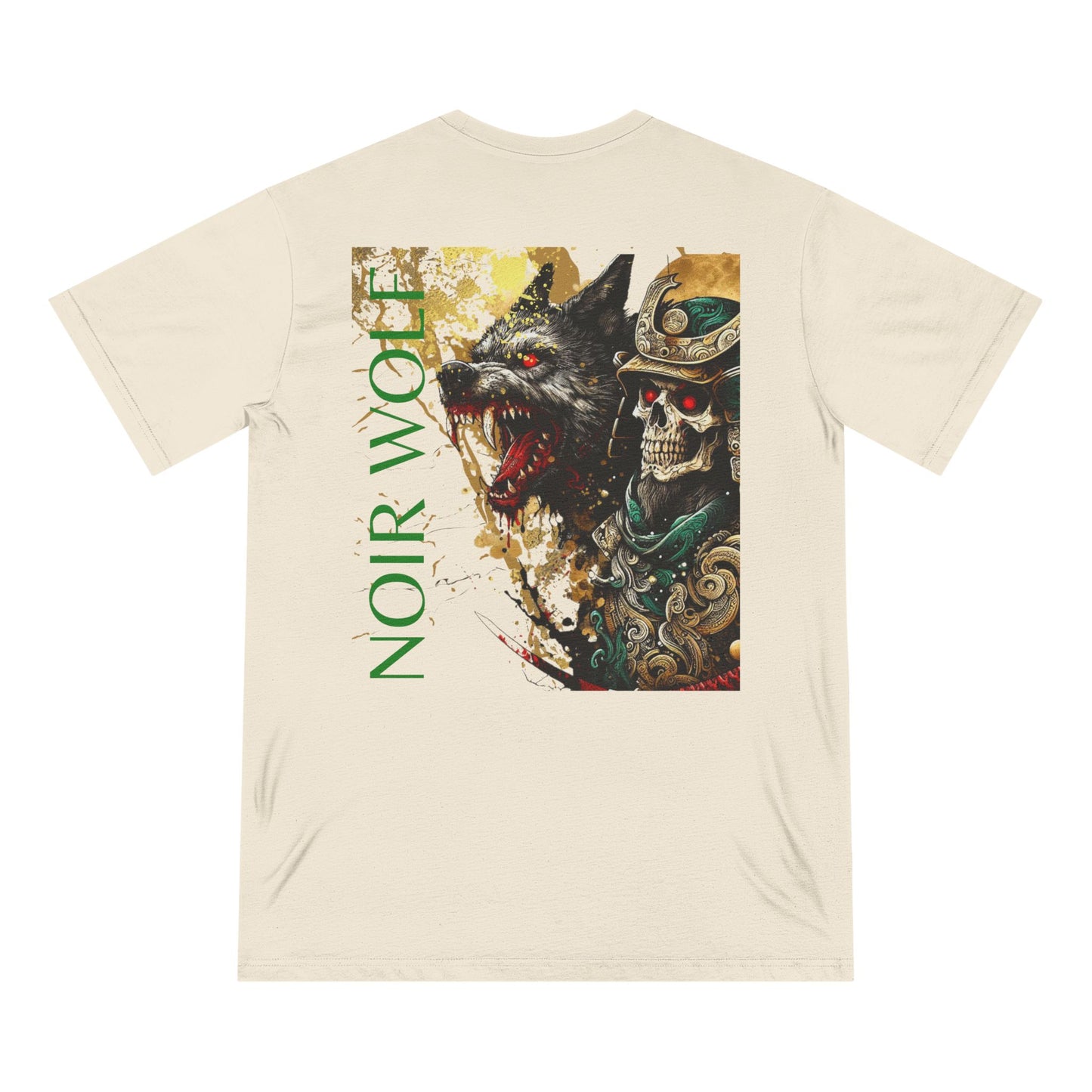 Unique Graphic Organic T-Shirt - De Opulence & Noir Wolf Designs