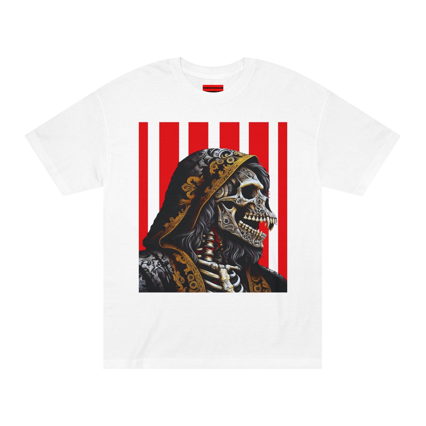 Unisex Classic Tee De Opulence By Noir Wolf White