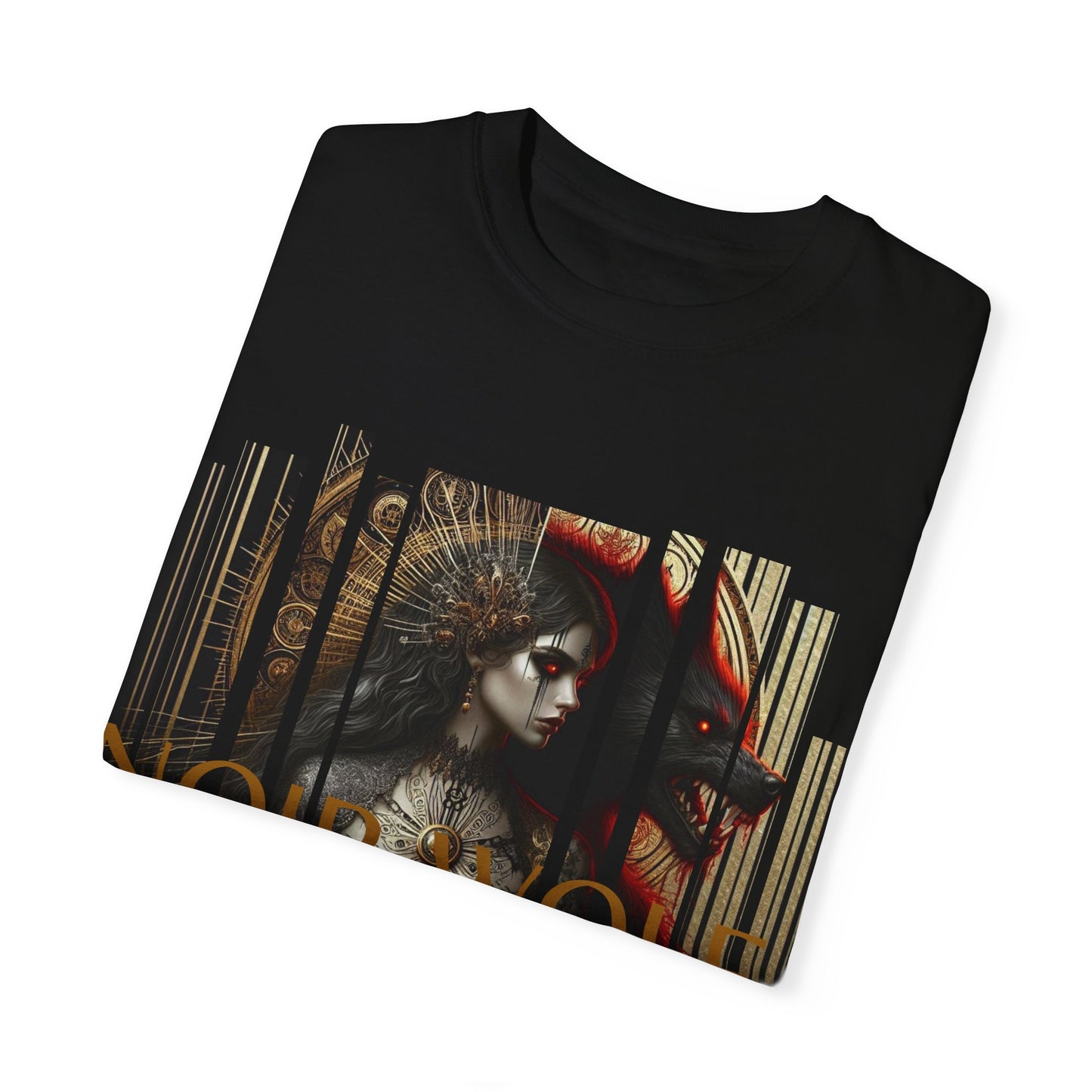 Unisex Garment-Dyed T-shirt De Opulence by Noir Wolf