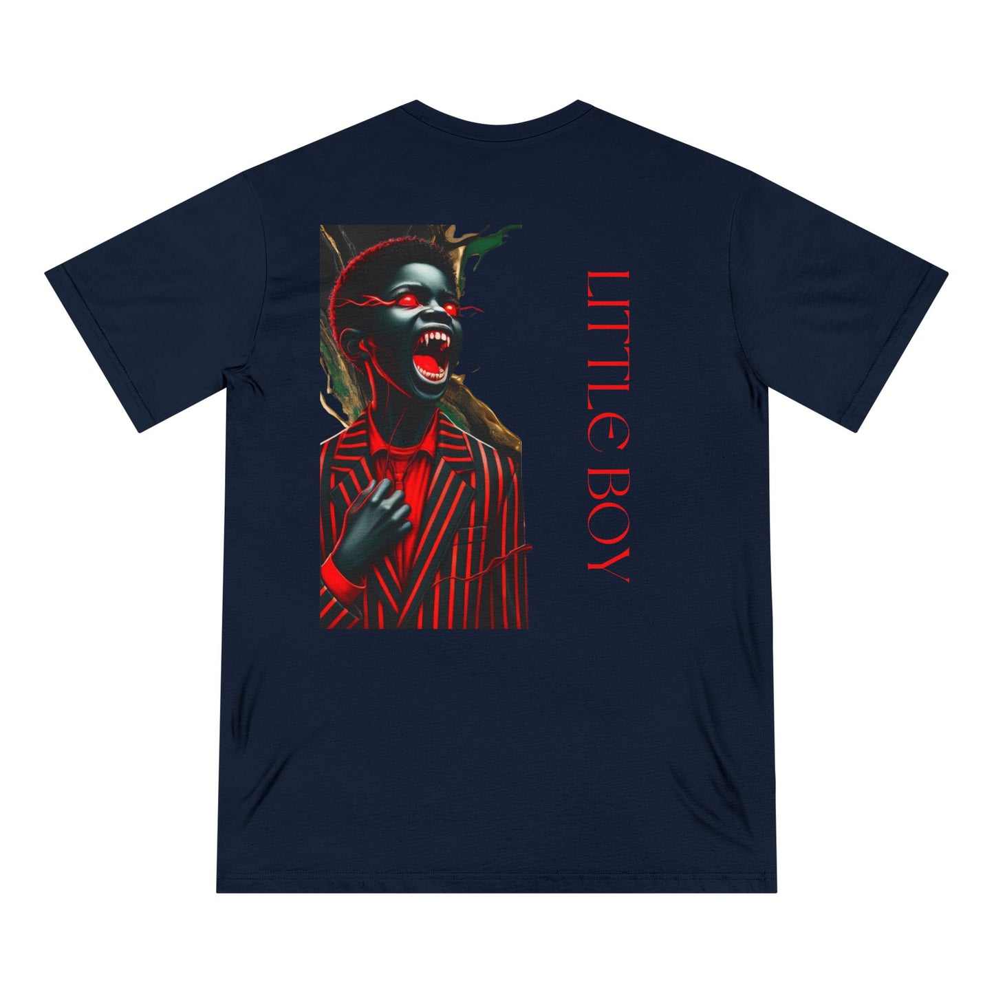 Edgy Graphic T-Shirt - "Noir Wolf" & "Little Boy" Design