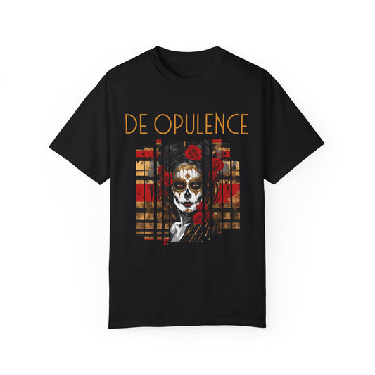 Unisex Garment-Dyed T-shirt  De Opulence by Noir Wolf