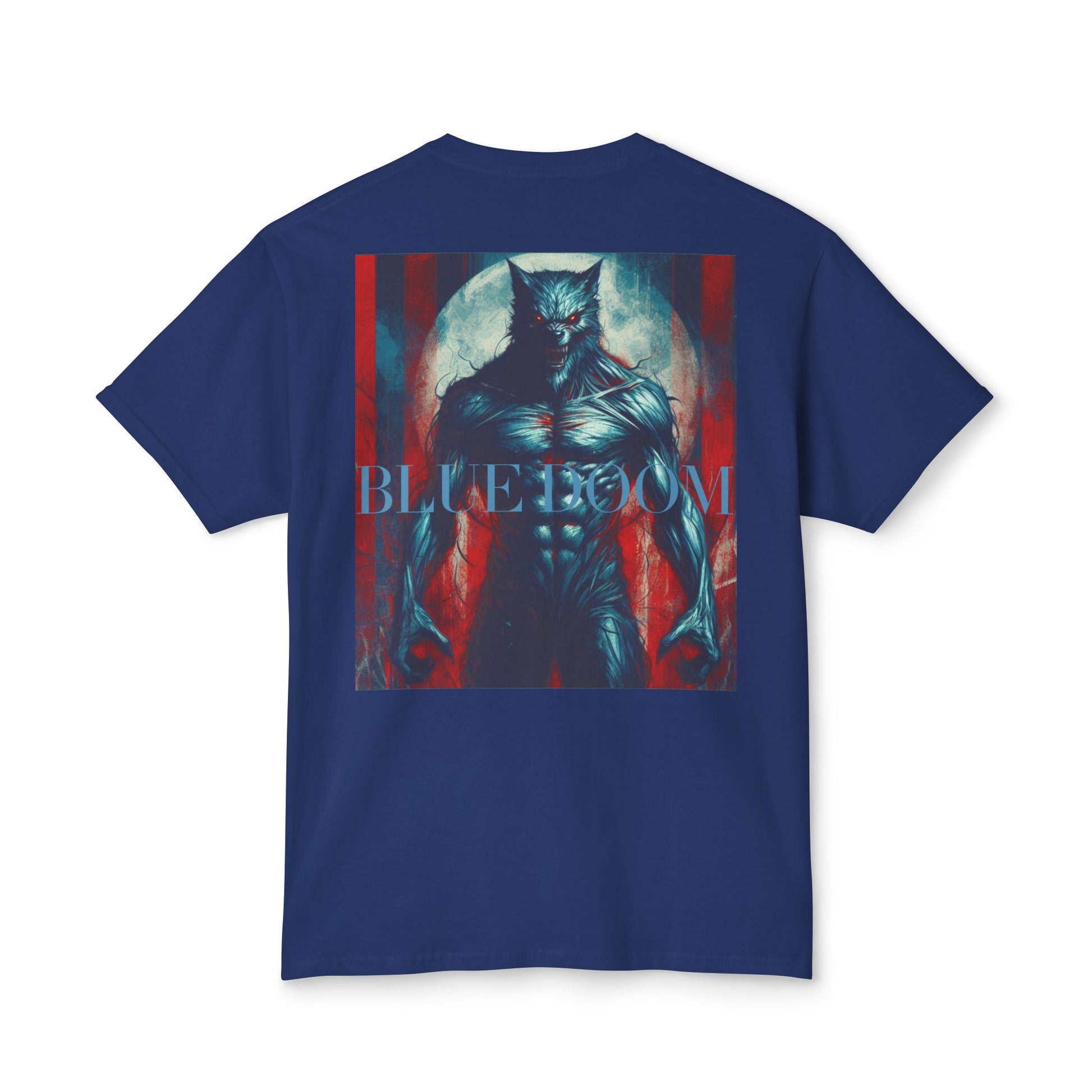 Blue Doom by Noir Wolf Cotton™ T-shirt