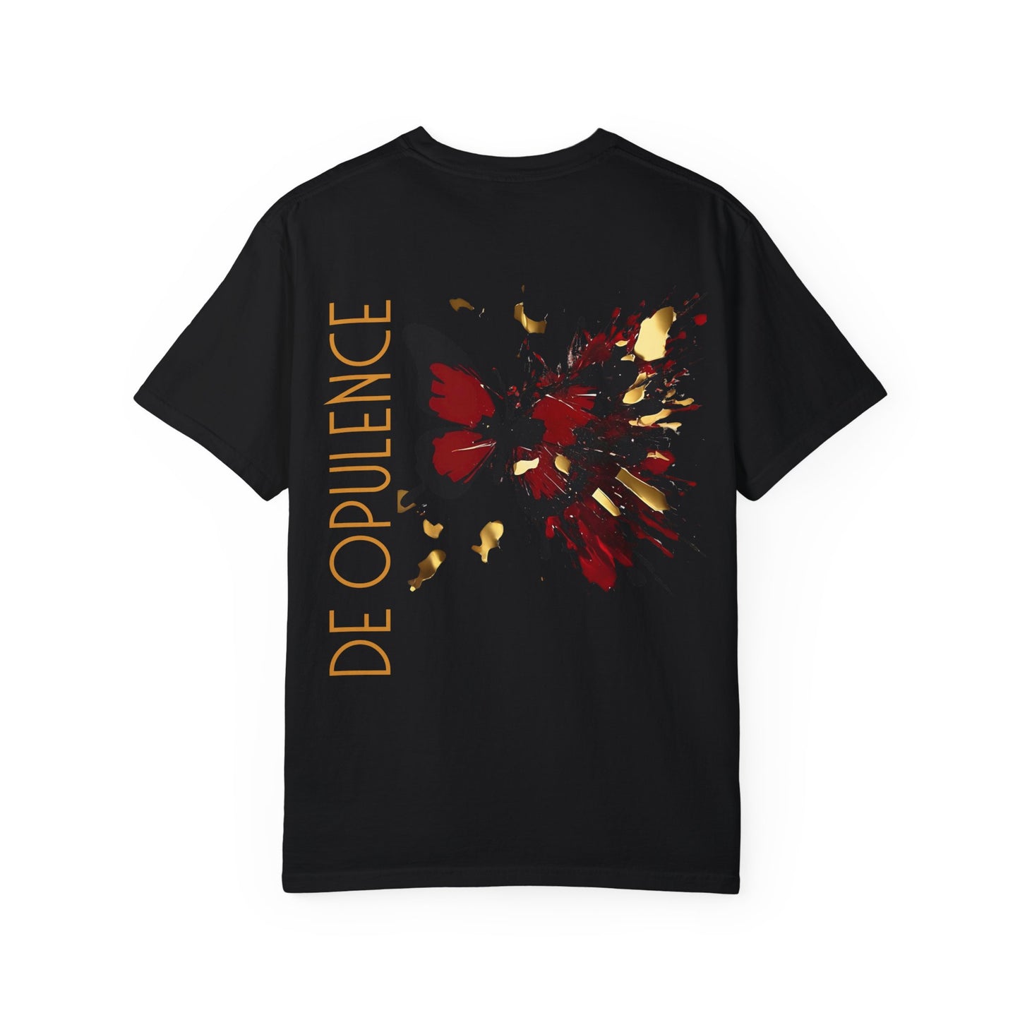 Unisex Garment-Dyed T-shirt NOIR WOLF De Opulence