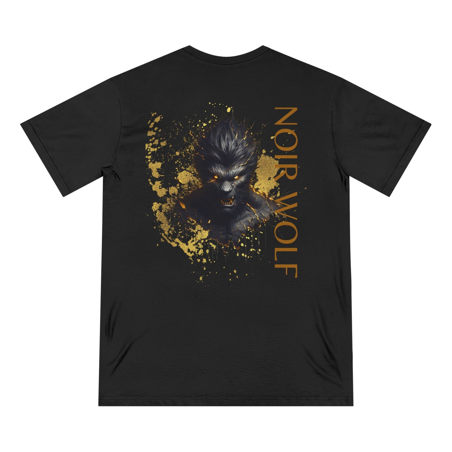 Bold Graphic Organic T-Shirt - DE OPULENCE & NOIR WOLF Designs