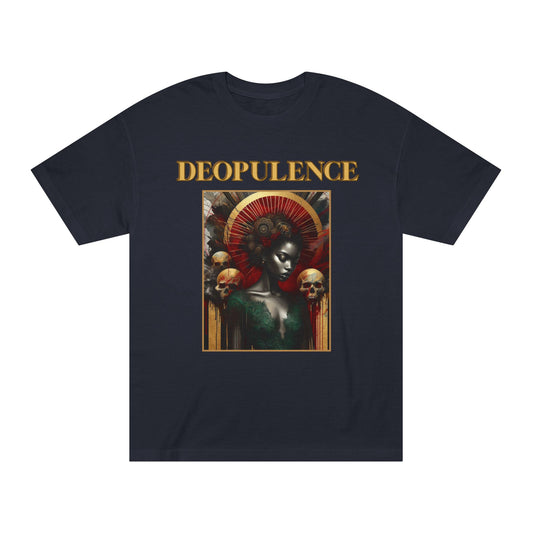 Horrors Gold Opulence T-Shirt — Gothic Gold Horror Graphic Tee