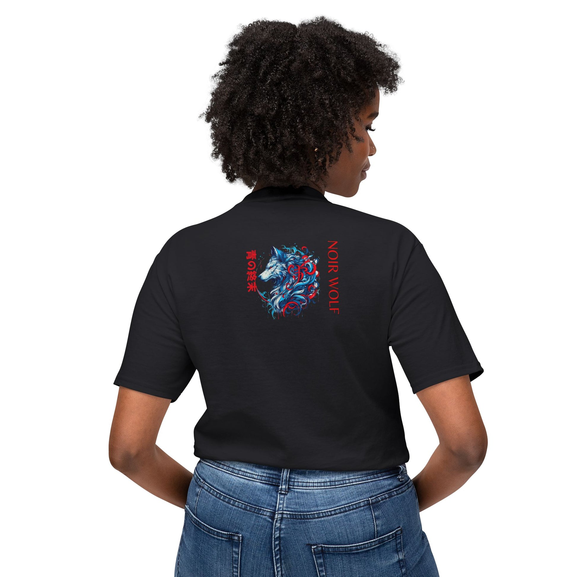Unisex HD Cotton™ T-shirt Blue Doom By Noir Wolf
