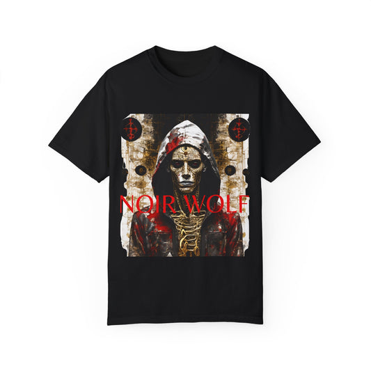 Unisex Garment-Dyed T-shirt De Opluence by Noir Wolf
