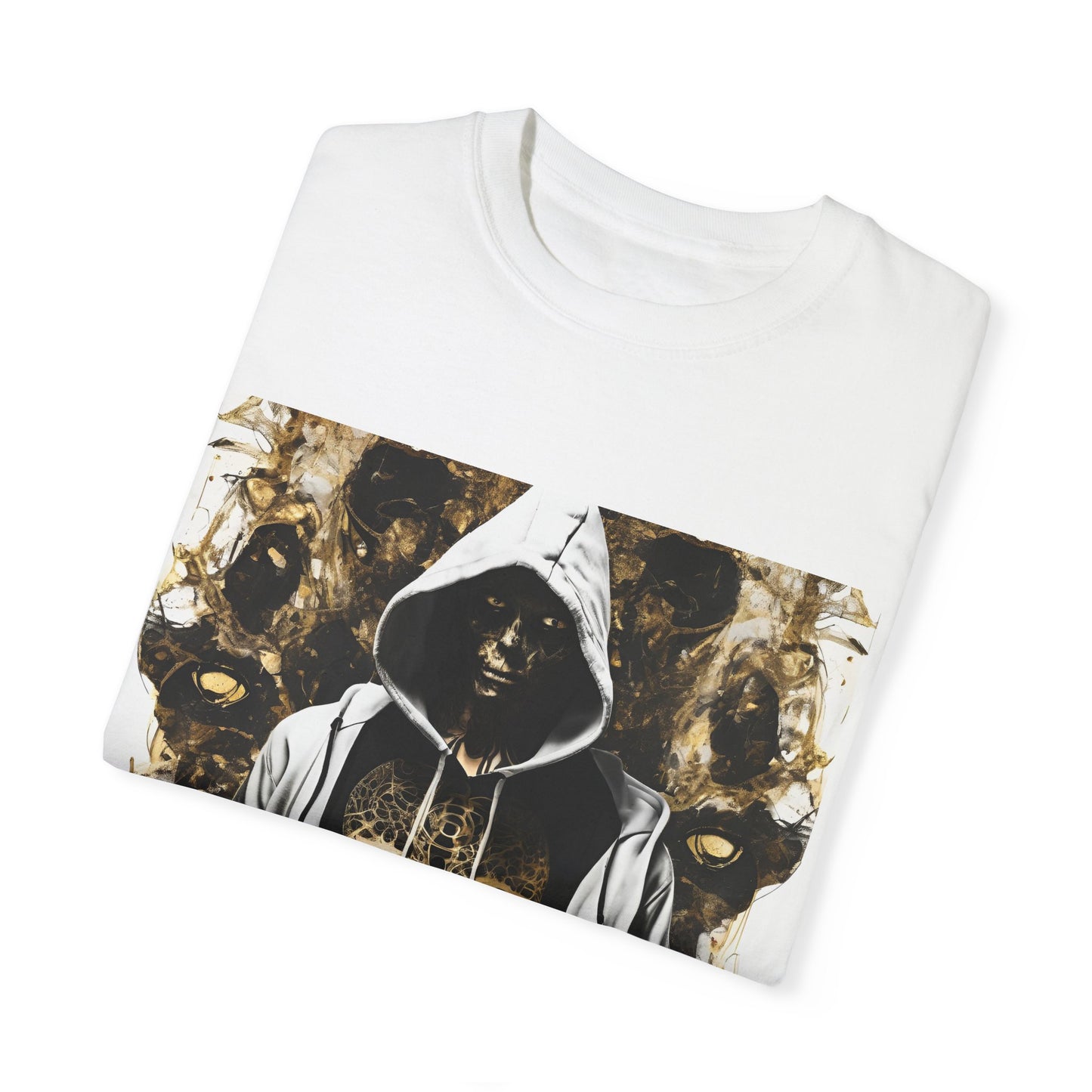 Unisex Garment-Dyed T-shirt De Opluence by Noir Wolf