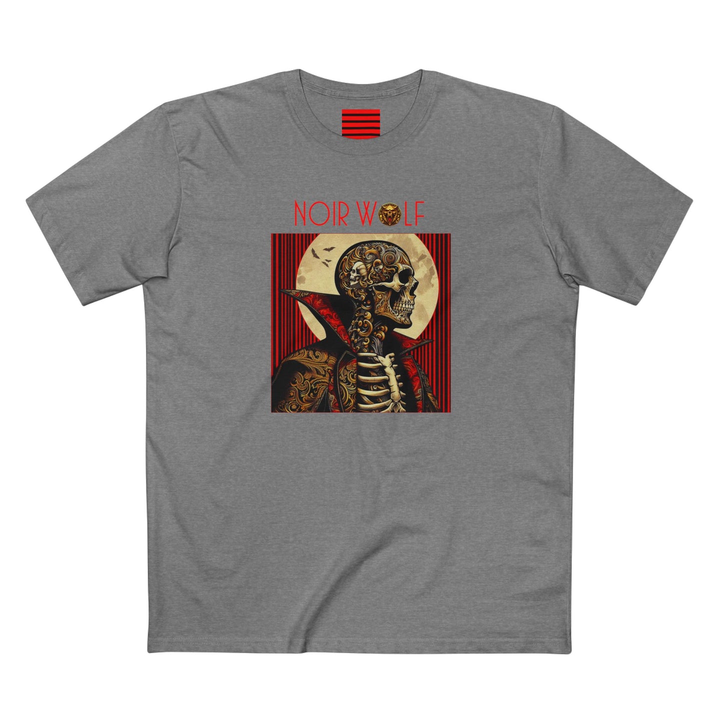 Men's Staple Tee De Opulence By Noir Wolf Athletic Heather