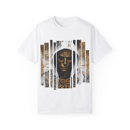 Unisex Garment-Dyed T-shirt De Opluence by Noir Wolf