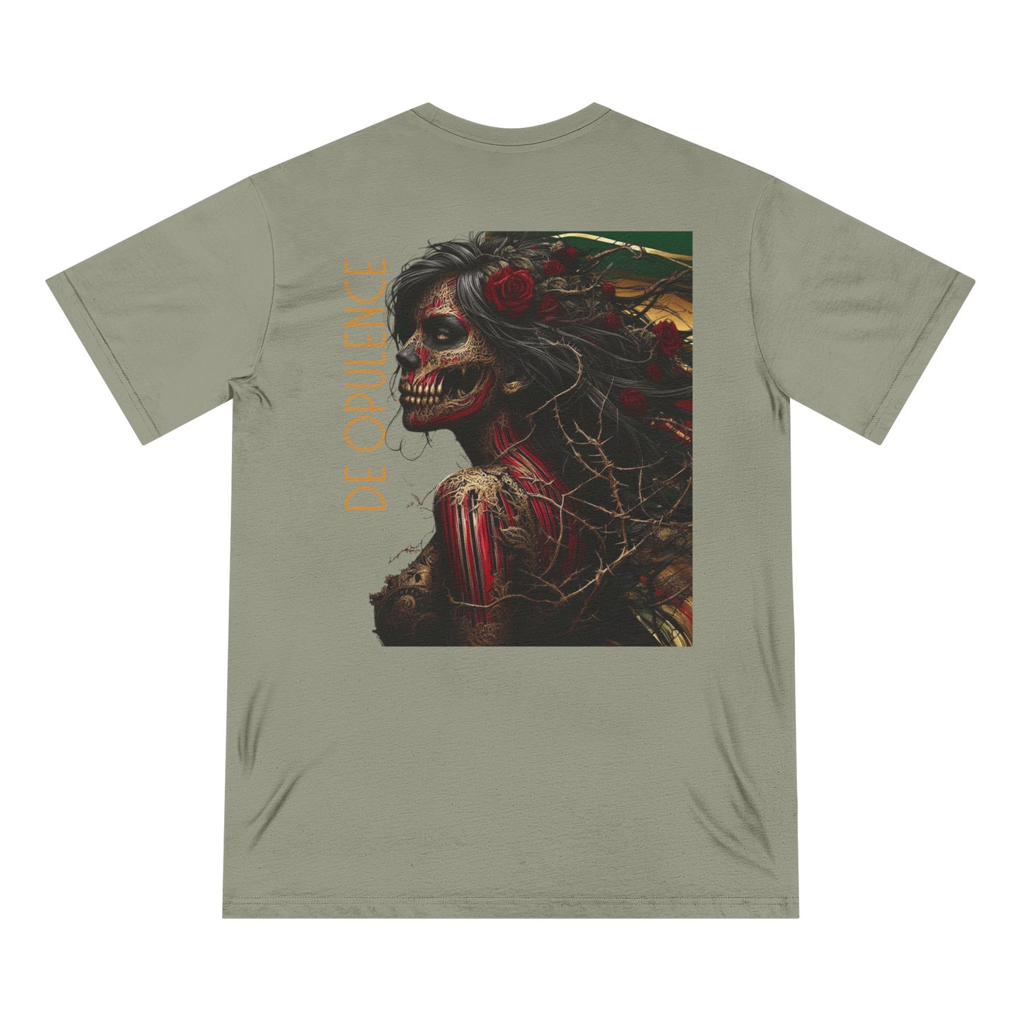 Noir Wolf Graphic Organic T-shirt - Edgy Art for Art Lovers