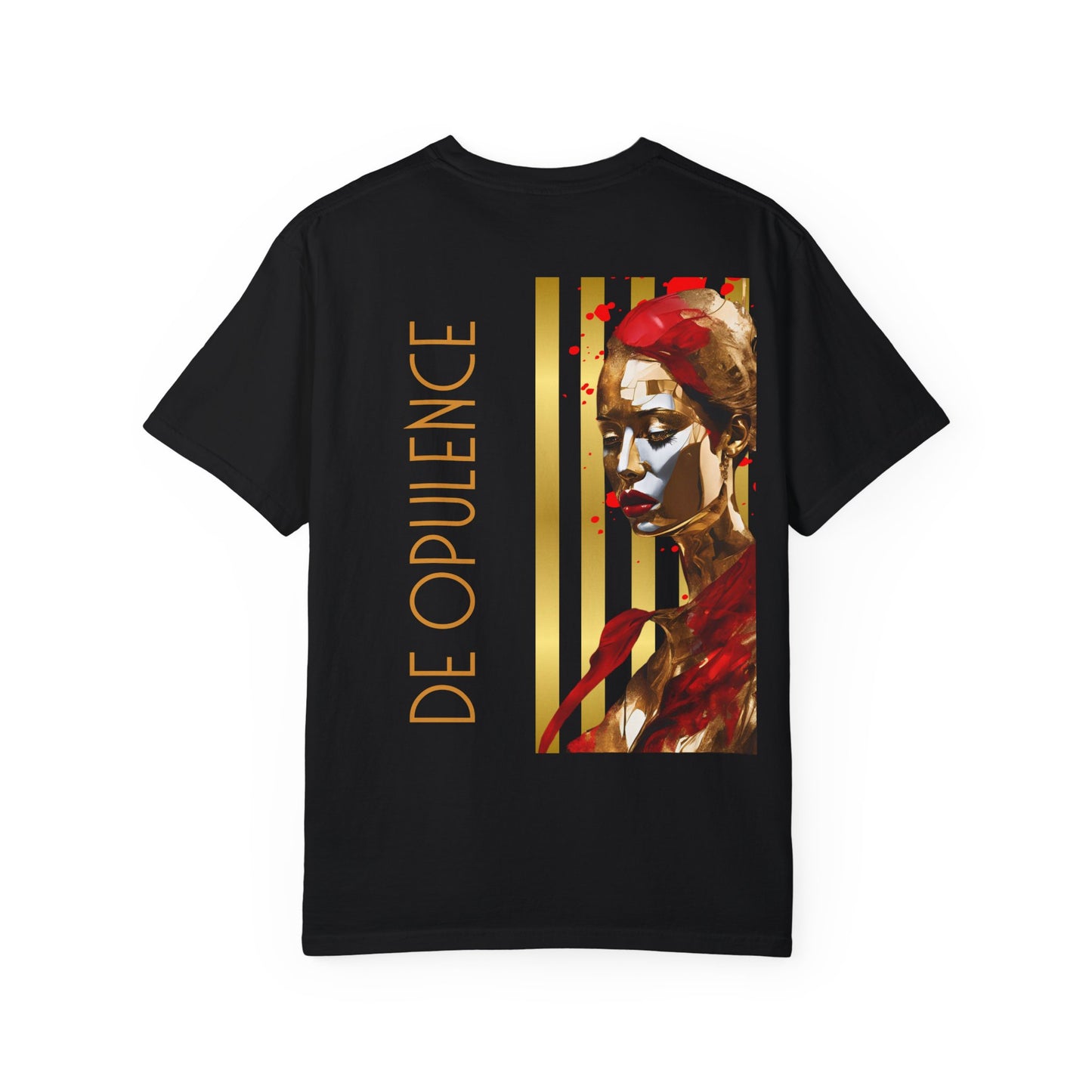 Unisex Garment-Dyed T-shirt De Opulence Noir Wolf