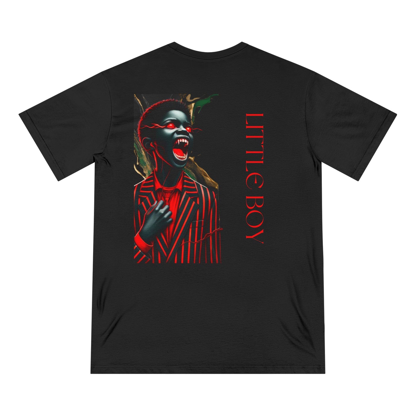Edgy Graphic T-Shirt - "Noir Wolf" & "Little Boy" Design