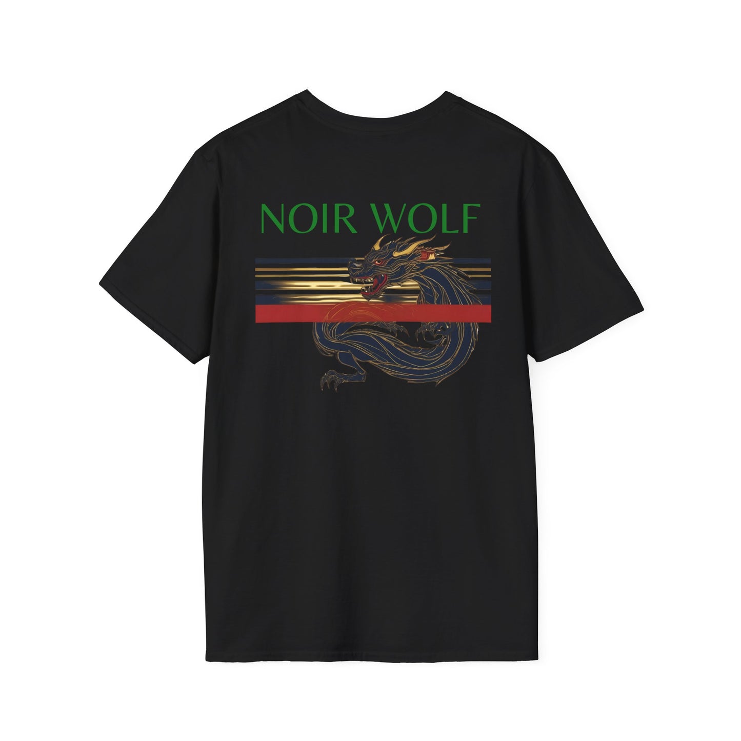 Unisex Softstyle T-Shirt - DE OPULENCE & NOIR WOLF Graphic Tees