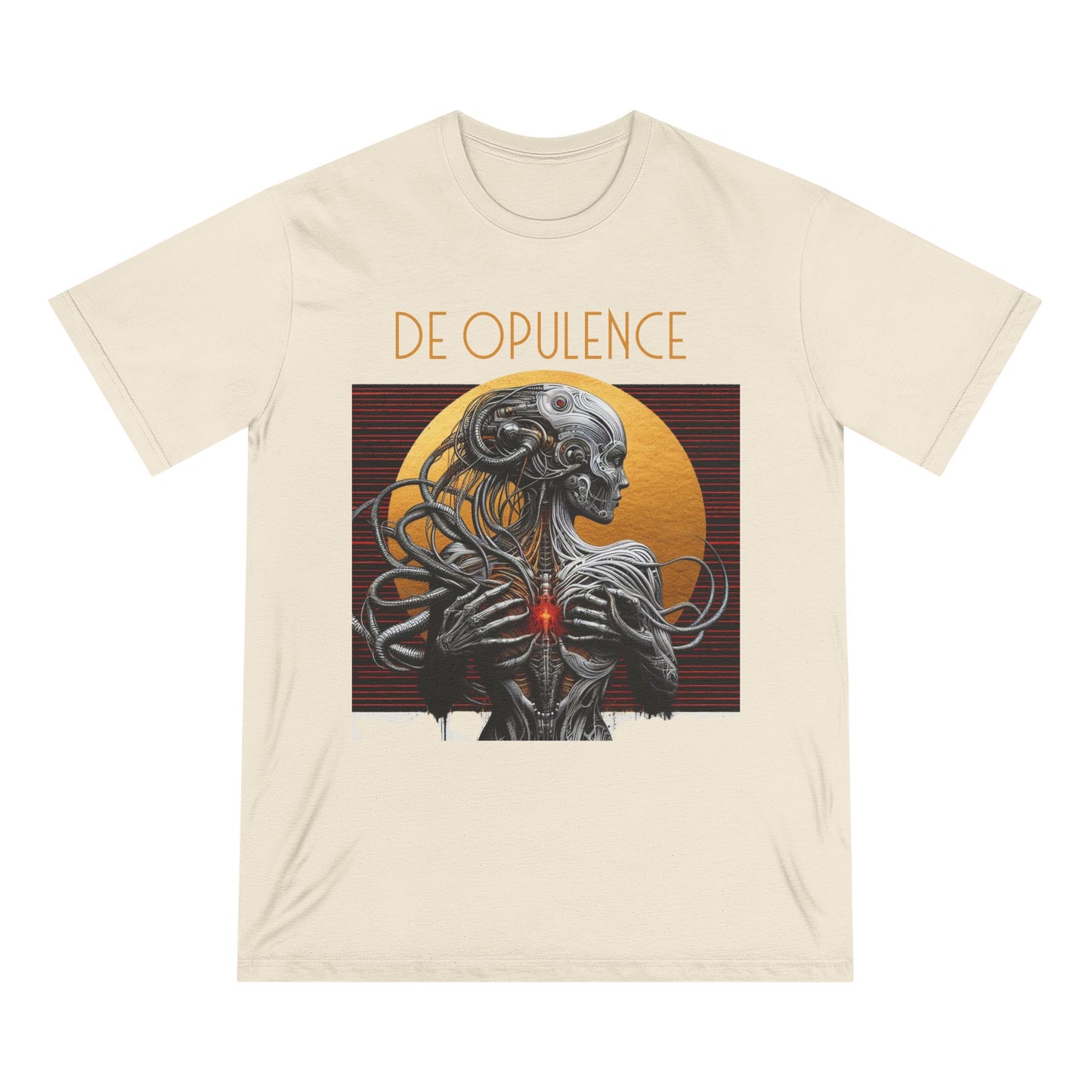 Unique Graphic Organic T-Shirt - De Opulence & Noir Wolf Designs