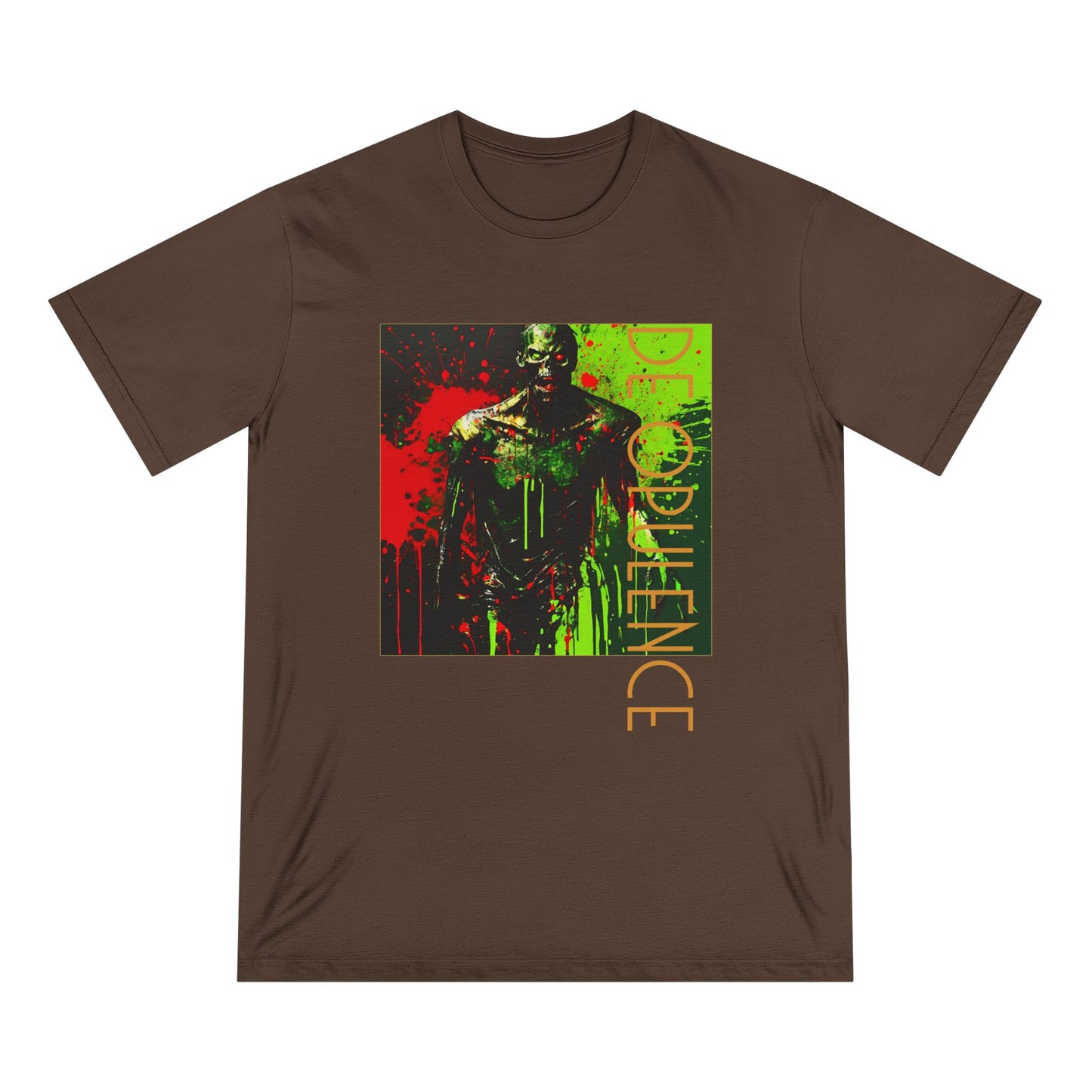 Unisex Organic Horror Graphic T-Shirt - 'Deadly Obedience' & 'Noir Wolf' Design