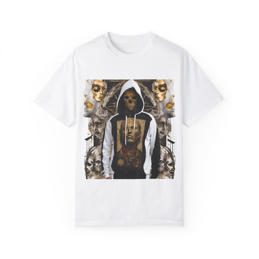 Unisex Garment-Dyed T-shirt De Opluence by Noir Wolf