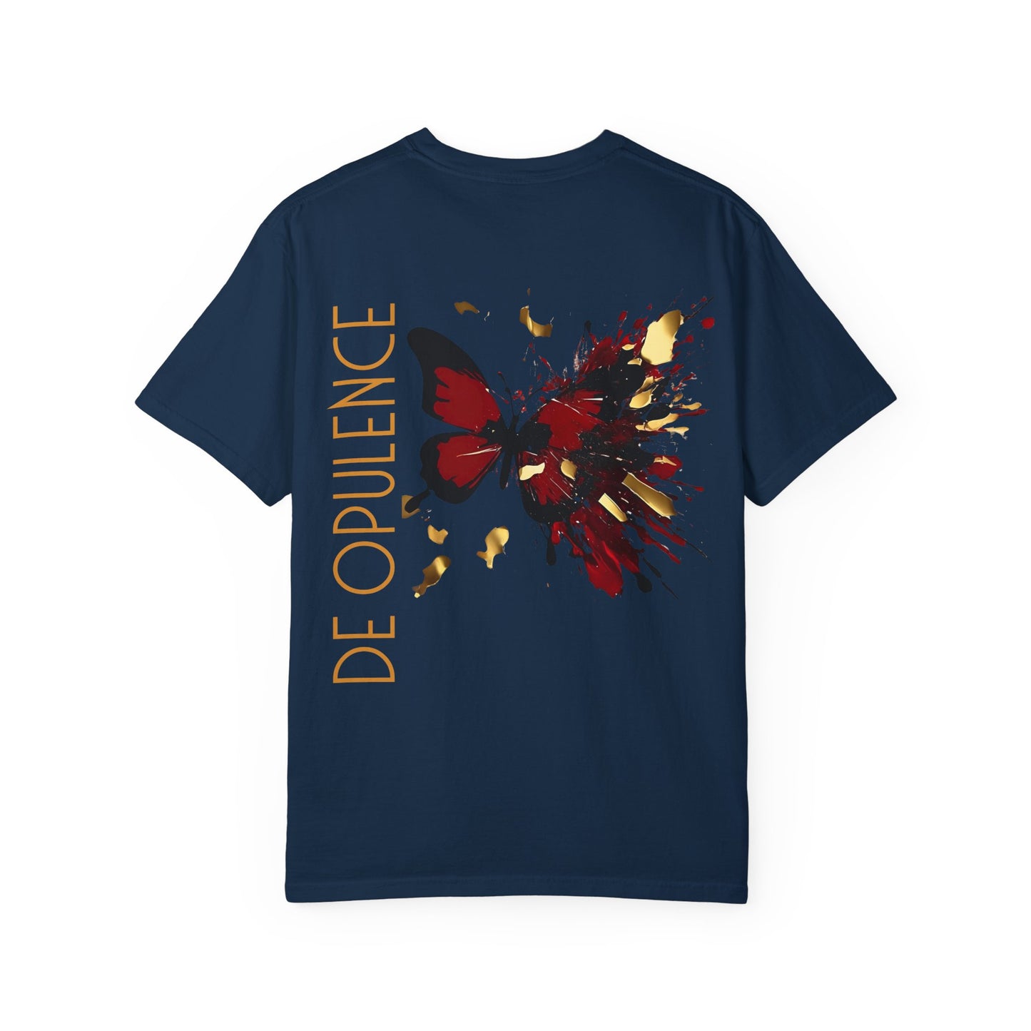 Unisex Garment-Dyed T-shirt NOIR WOLF De Opulence