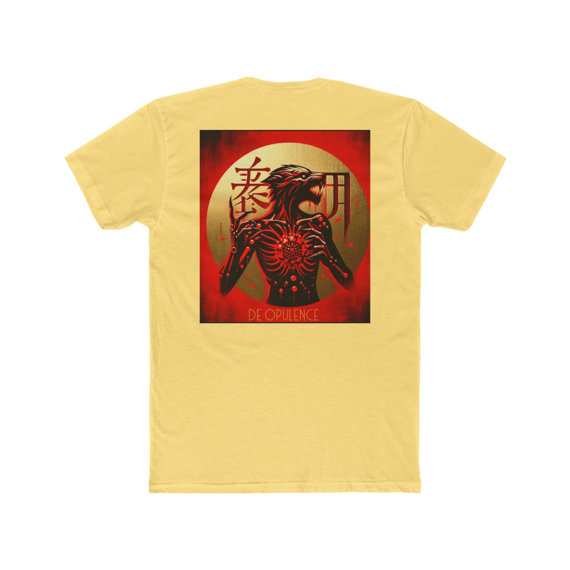 Unisex Cotton Crew Tee De Opulence by Noir Wolf