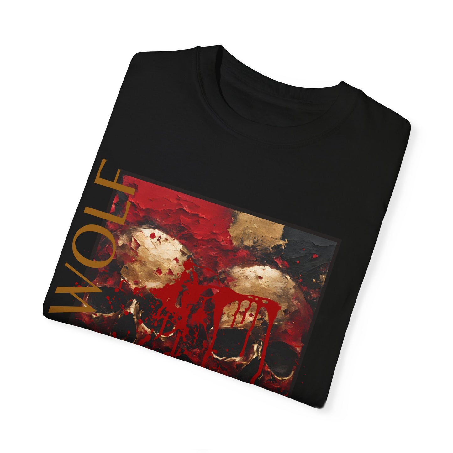 Unisex Garment-Dyed T-shirt De Opulence by Noir Wolf