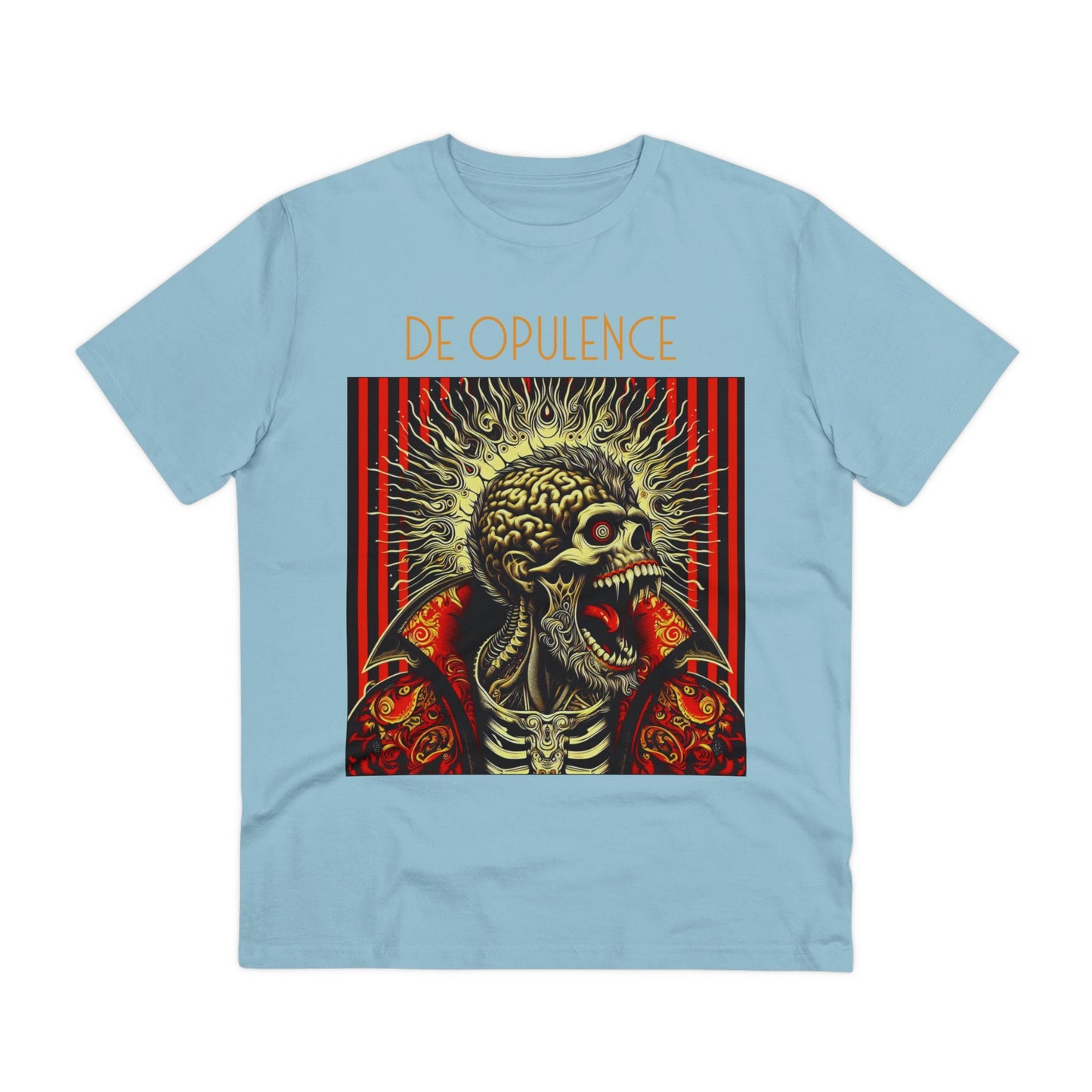 Organic Creator T-shirt - Unisex De Opulence by Noir Wolf Sky Blue 2XS