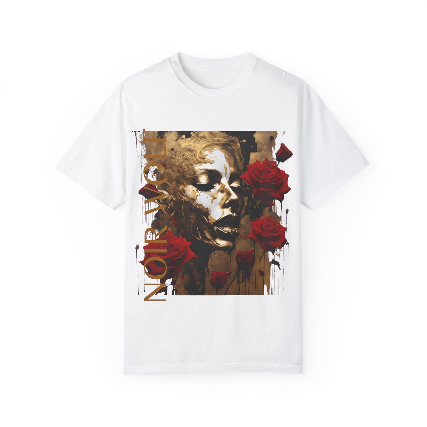 Unisex Garment-Dyed T-shirt De Opulence by Noir Wolf
