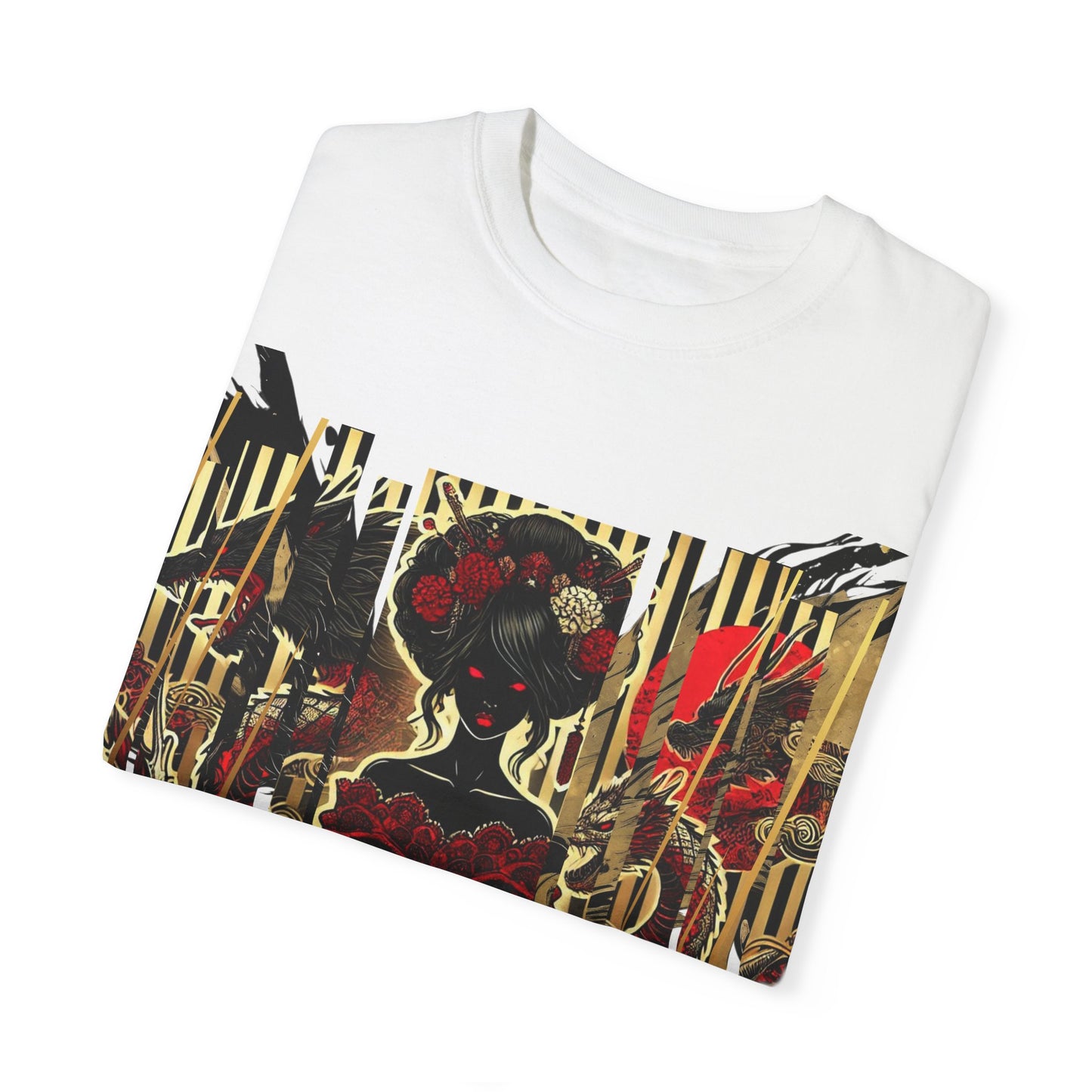 Unisex Garment-Dyed T-shirt De Opulence by Noir Wolf