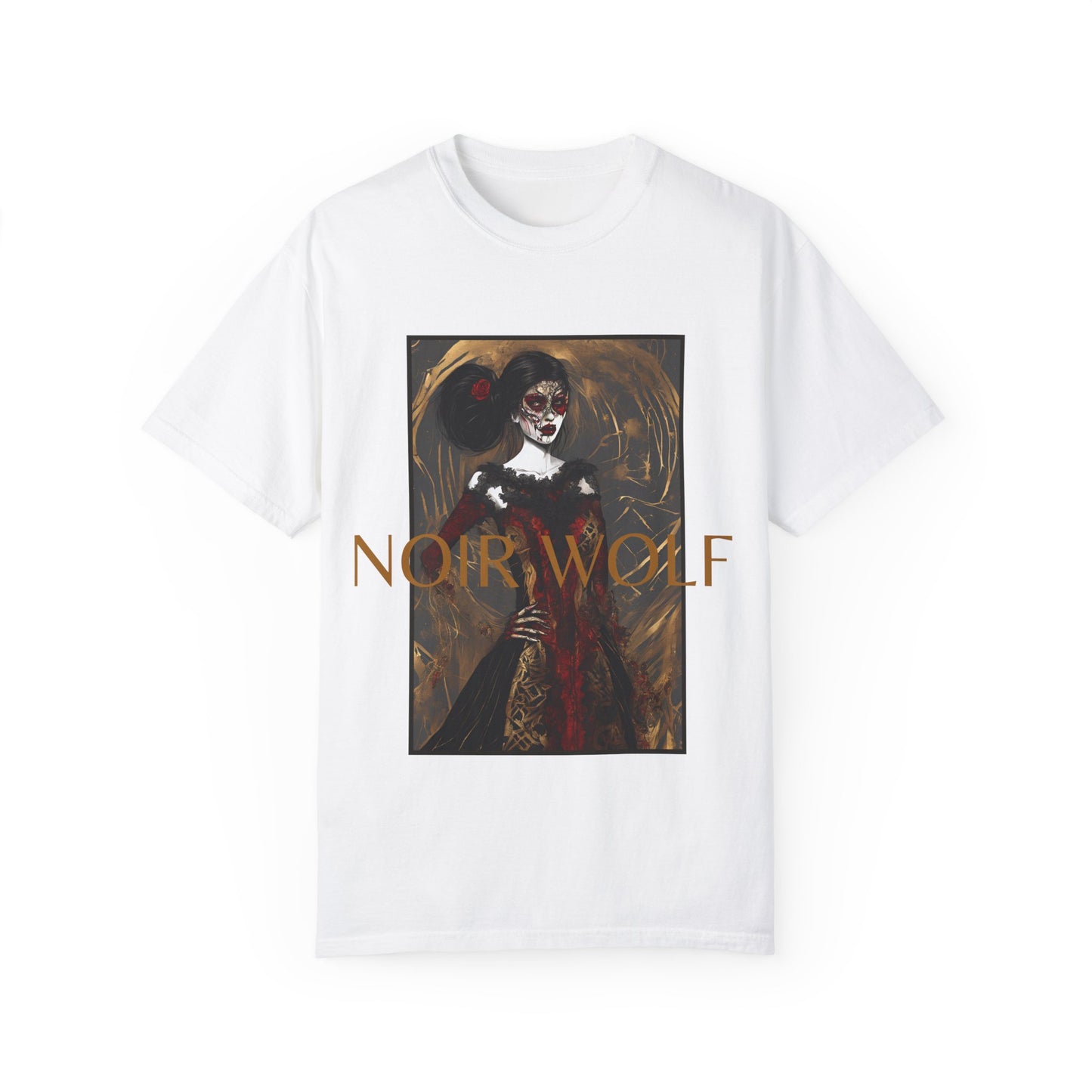Unisex Garment-Dyed T-shirt De Opulence by Noir Wolf