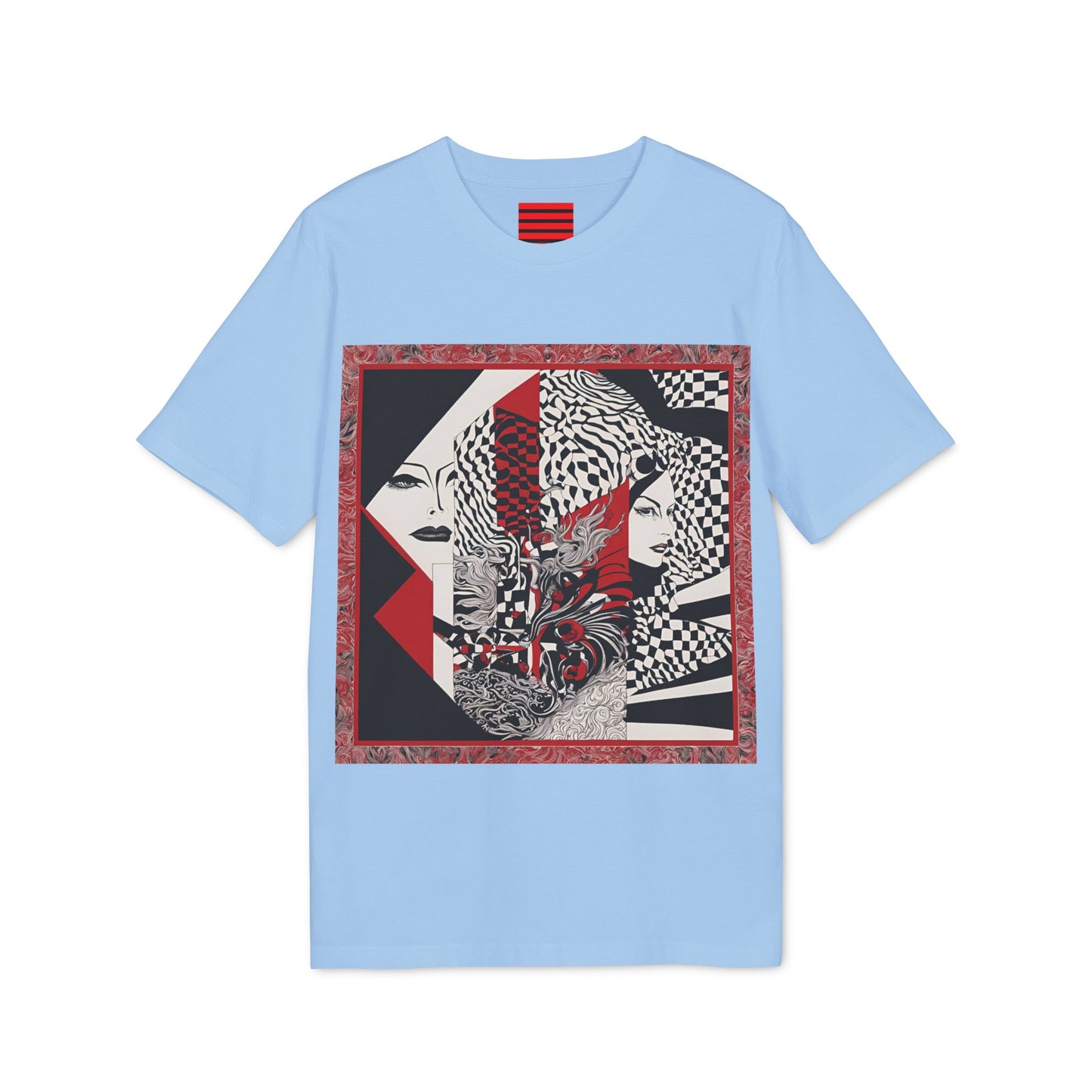 Unisex Creator 2.0 T-shirt Noir Wolf Blue Soul